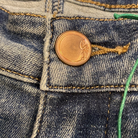 NWT Cosmic Blue Jeans w Zippers at Bottom - Picture 8 of 12